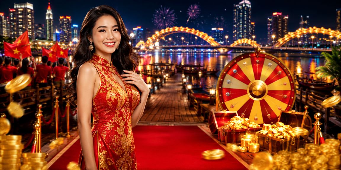 Khung cảnh lễ hội roulette tại Đà Nẵng với người chơi hào hứng
